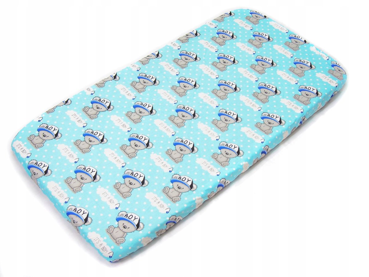 Hoeslaken 180x80 cm met elastiek, 100% katoen, Kerstin