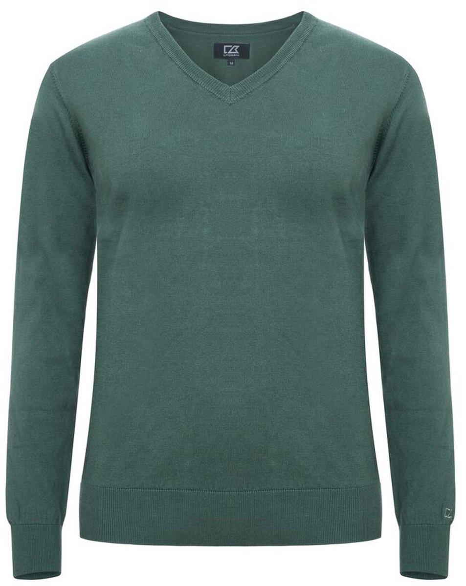 Cutter & Buck Oakville V-neck Dames 355419 - Dennengroen - L