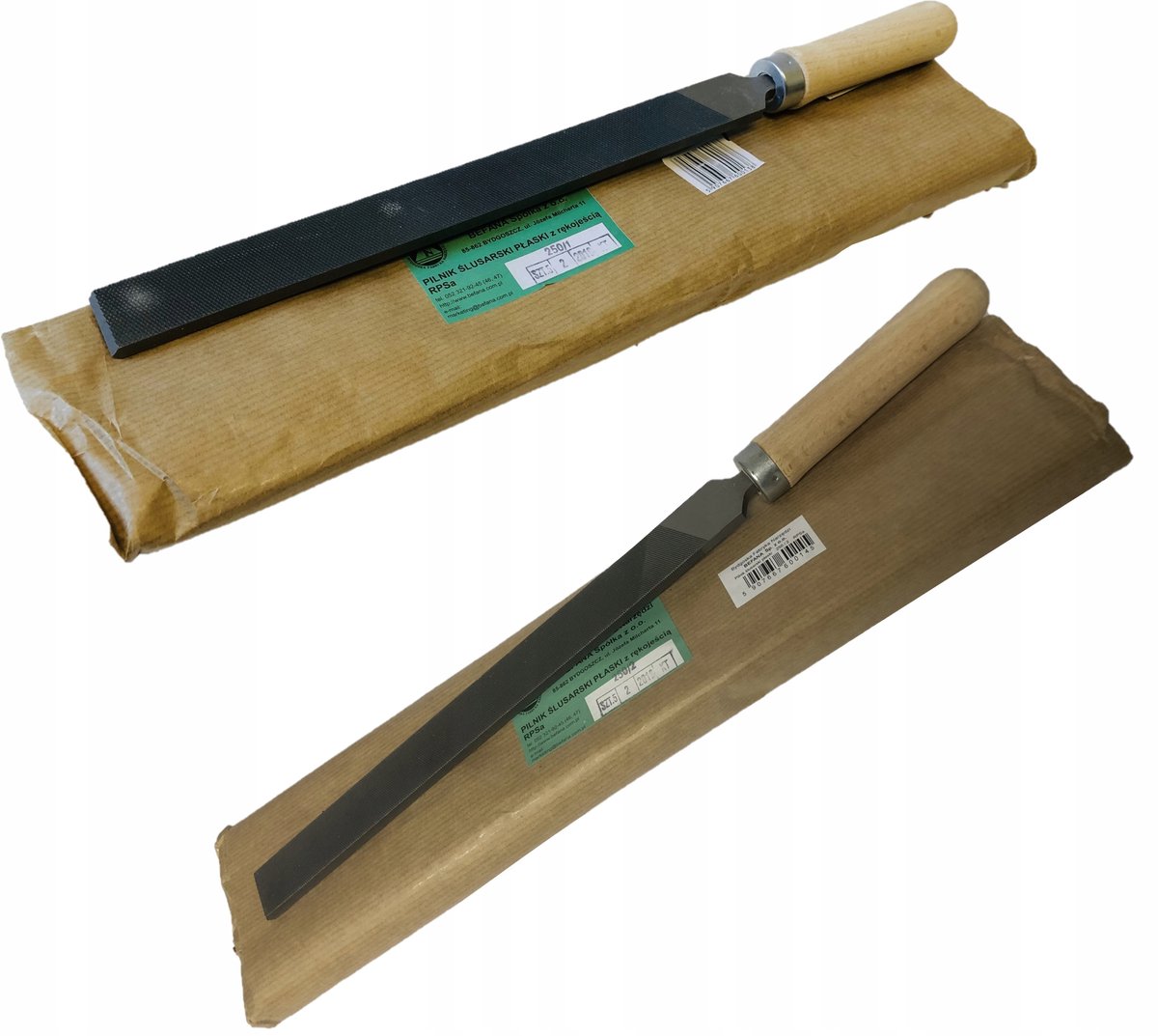 Befana Metaalvijl Platte Set 250mm - 2 Stuks - Poolse Kwaliteit