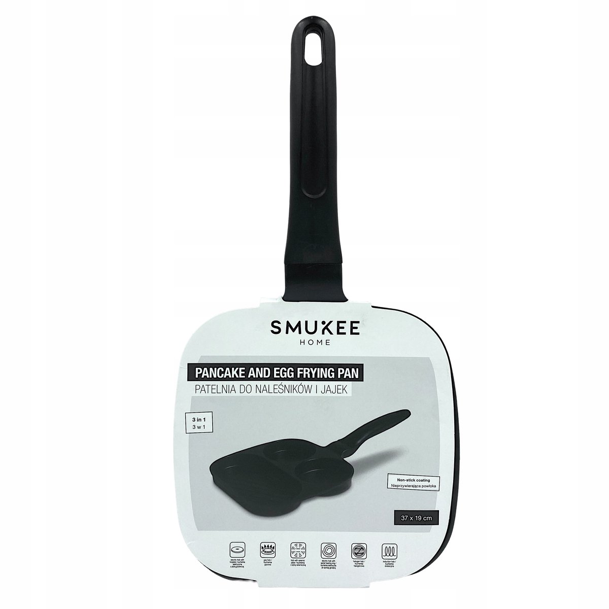 Smukee 4-in-1 Pannekoeken & Eierpan 37x19cm