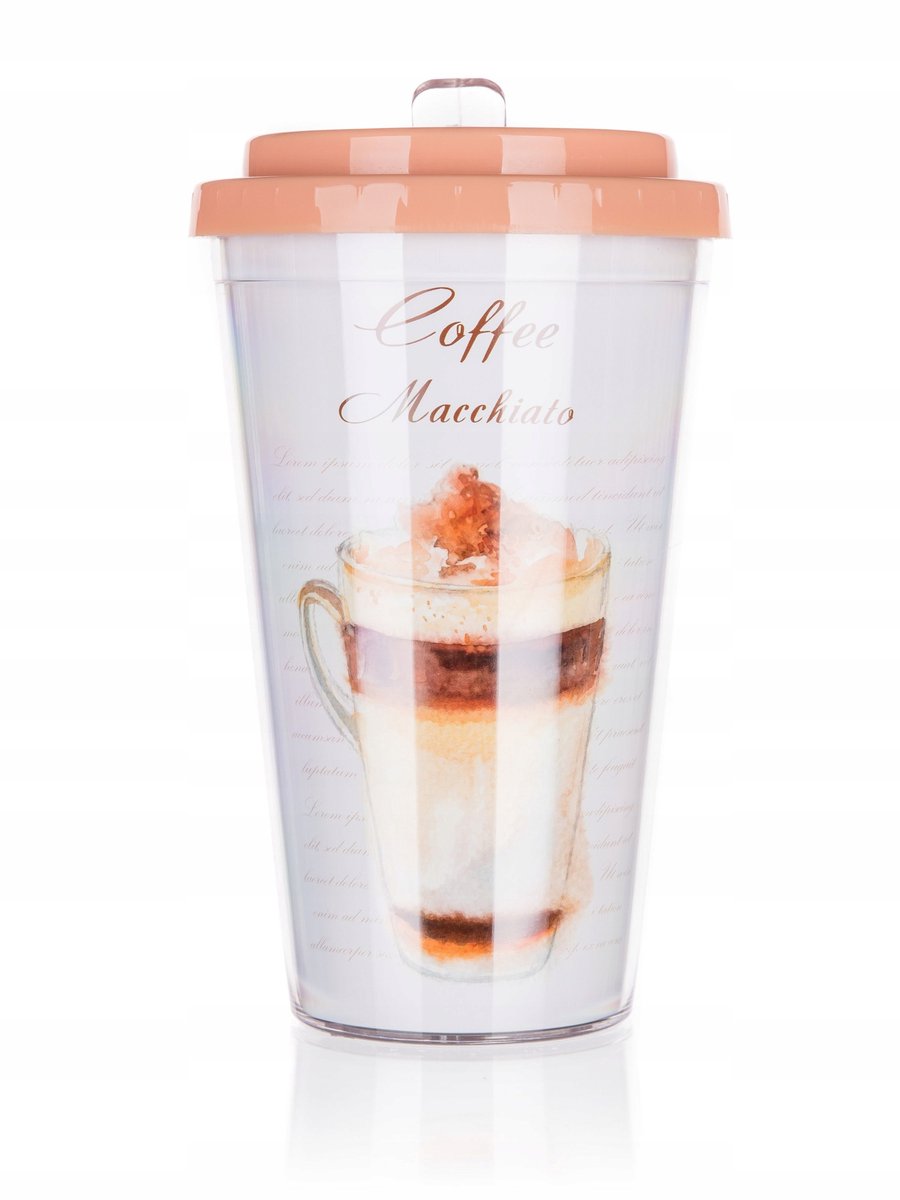 Banket Thermobeker Koffie Macchiato 500ml - Dubbelwandig Kunststof