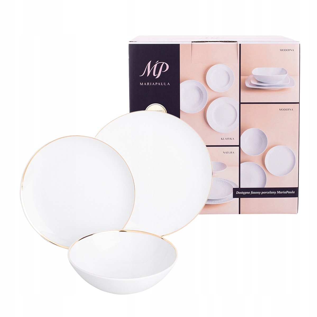 MariaPaula Moderna Gold Servies voor 12 personen - 36 delig