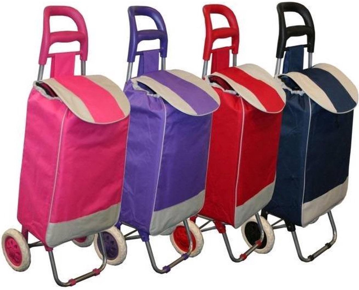 Boodschappentrolley 92 x 32 x 21 cm (40 Liter) diverse kleuren