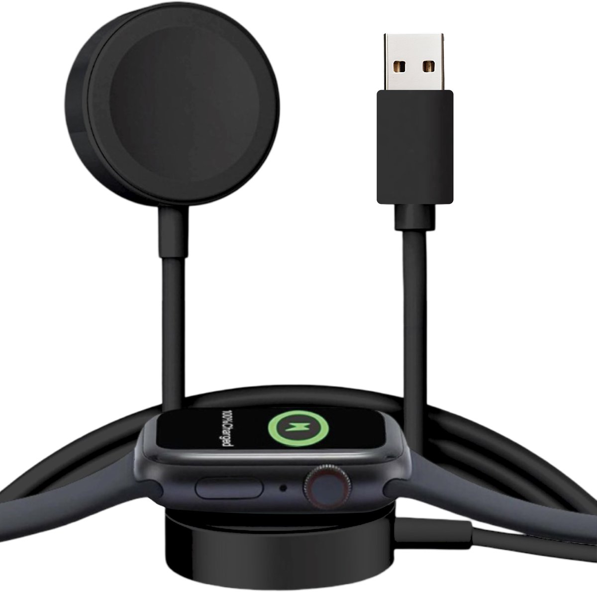 Magnetische Oplader – Geschikt voor Apple Watch Serie 1-10 – USB – 1M