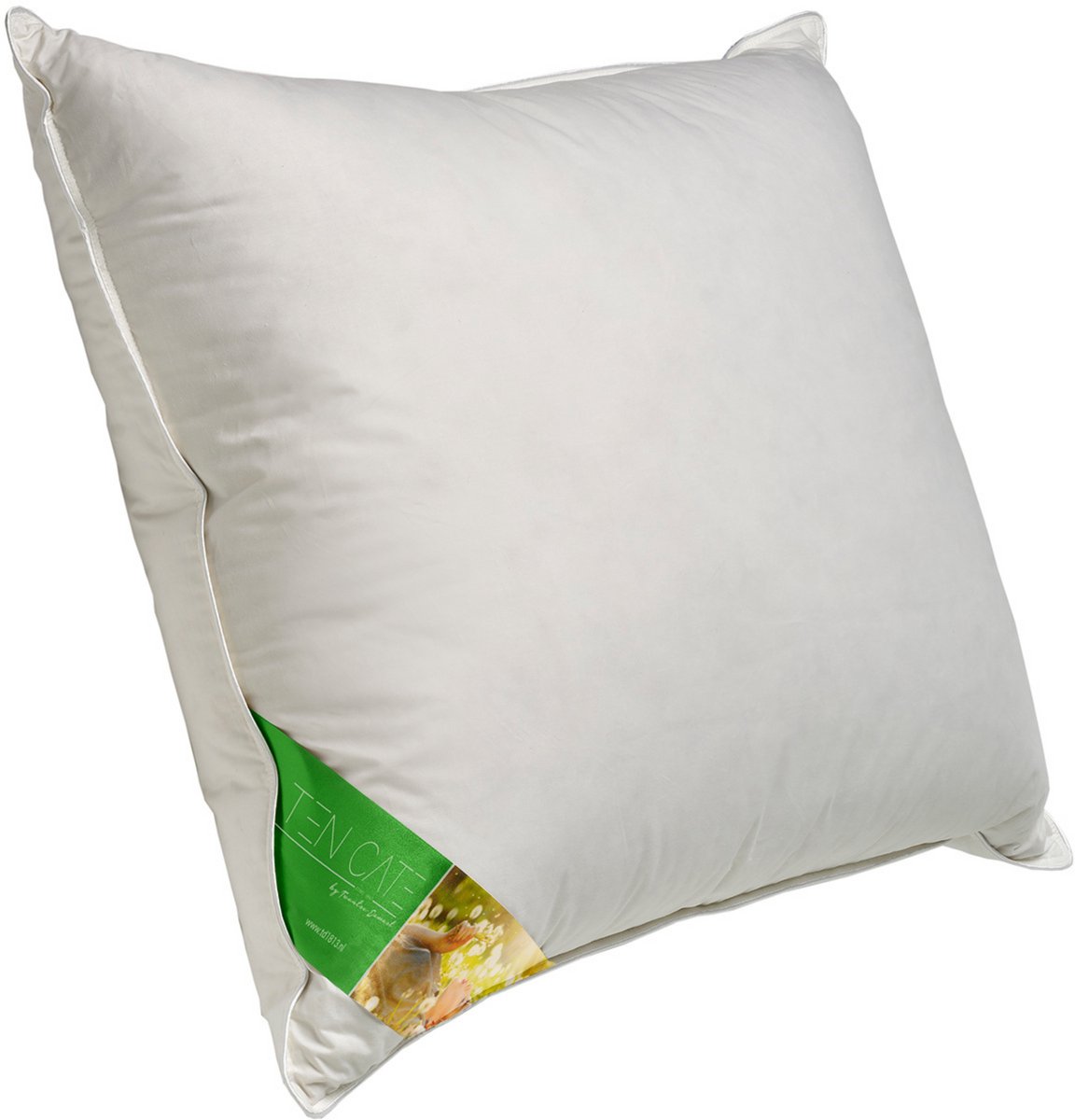 Ten Cate Hoofdkussen - Kussen - Slaapkussen - Gerecycled Dons - Nekklachten - Katoenen tijk - Medium - 60x70 cm