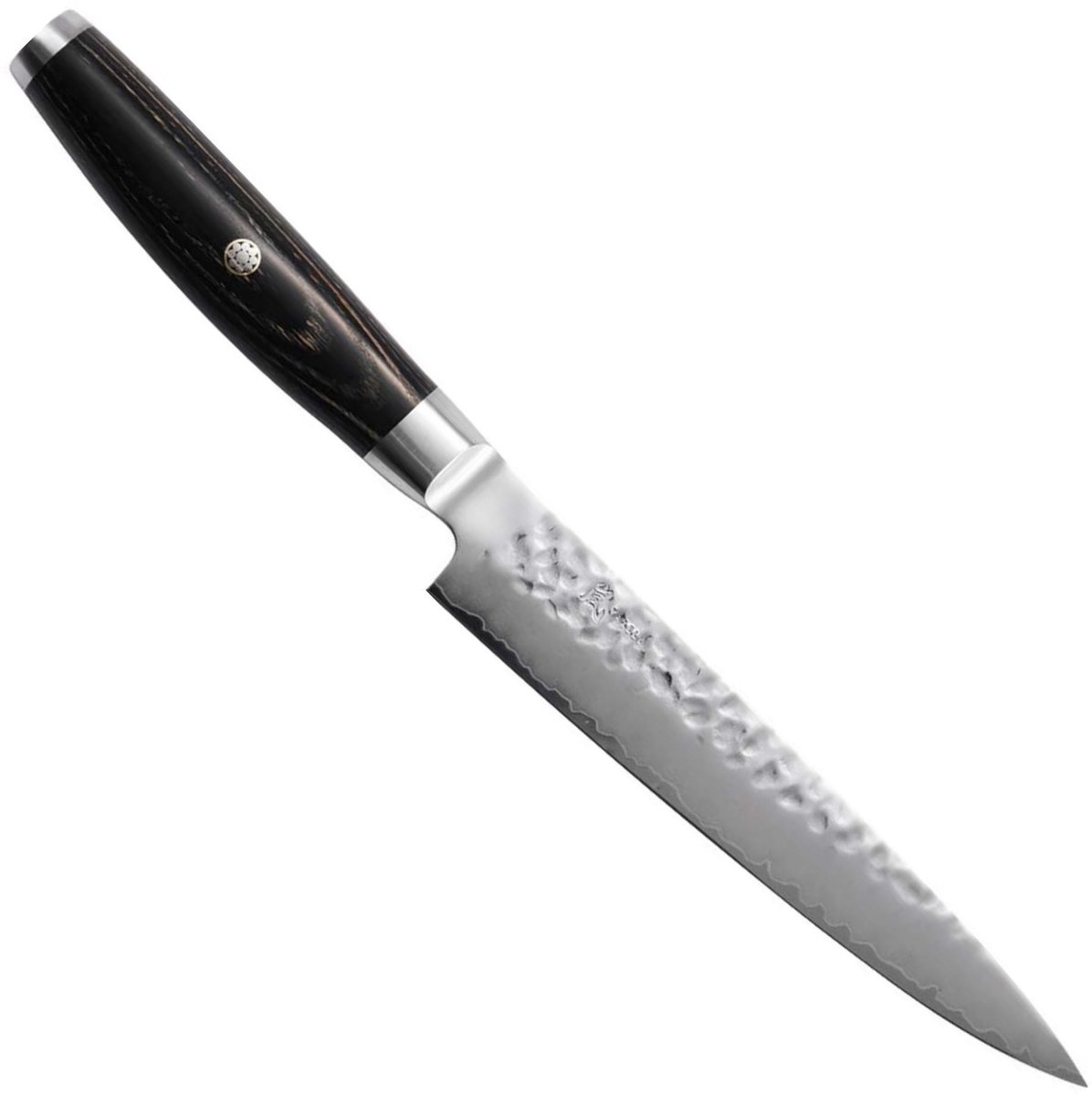 Yaxell Ketu Vleesmes 18 cm – SG2 Stalen Kern – Tsuchime Finish – Pakkahout Handvat