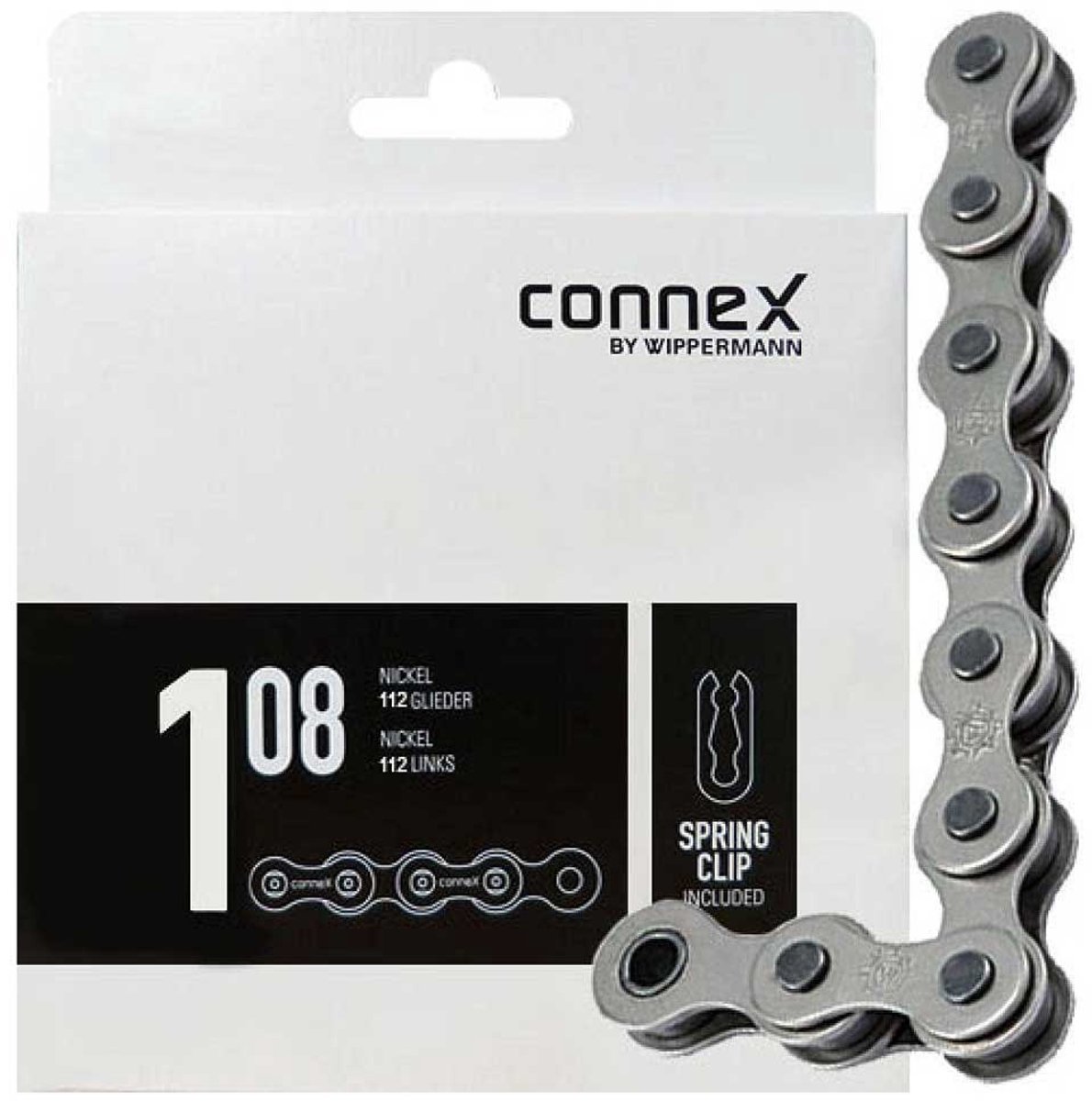 Connex Ketting 1/8 108 nickel connex