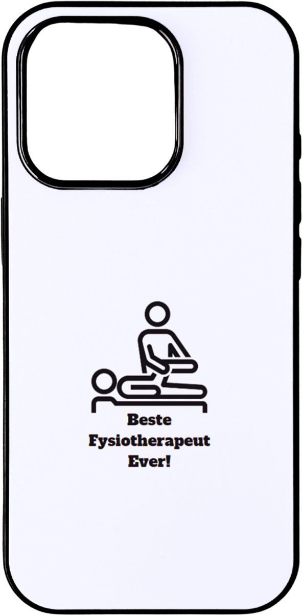 Hacebo® - Beste fysiotherapeut telefoonhoesje - Beste fysiotherapeut - therapeut - telefoonhoesjes - cadeau - hoesje geschikt voor iPhone 16 Pro