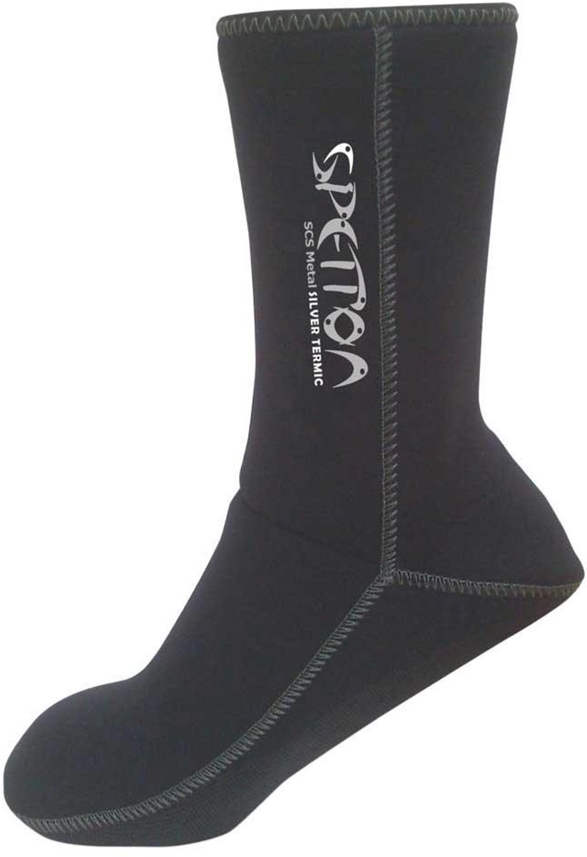 Spetton Scs Silver Termic 7 Mm Duikbooties Zwart EU 48-49
