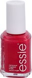 Essie nagellakflesje 'watermelon' in de kleur felrood op een witte achtergrond.