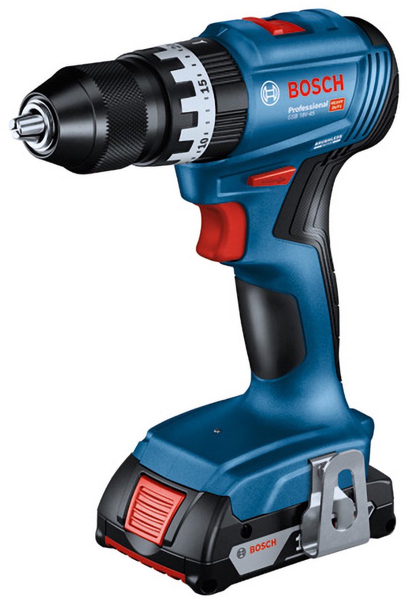 Bosch Professional GSB 18V-45 Accu klop-/schroefboormachine 18V 2.0Ah in L-Boxx - 06019K3303 thumbnail 2