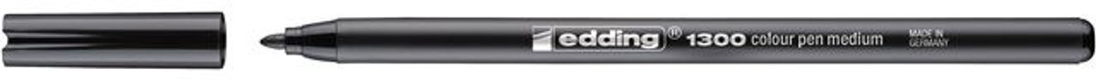 Fineliner edding 1300 m zwart | 100 stuks