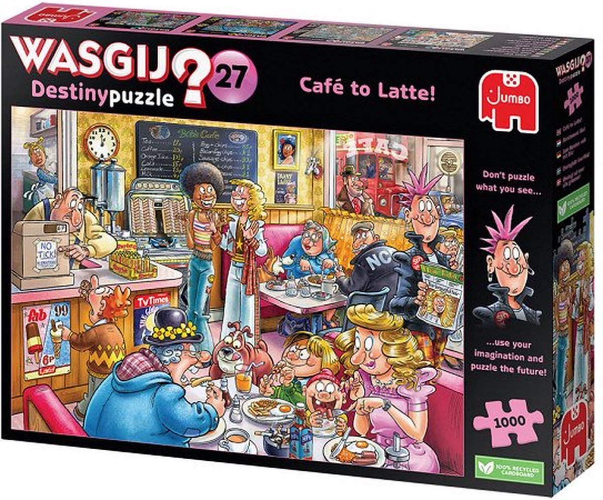 Wasgij Destiny 27 - Van Cafetaria Naar Koffiebar! - 1000 stukjes puzzel - Legpuzzel — afbeelding 8