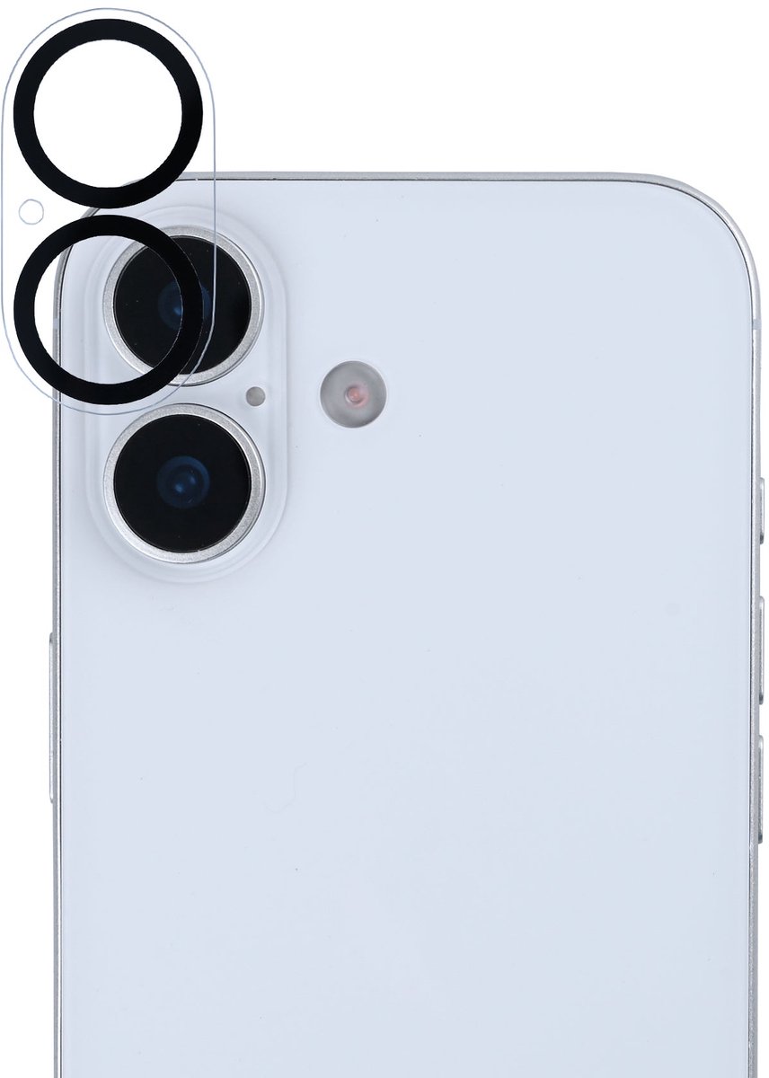Rixus Clear HD Camera Tempered Glass For Apple iPhone 16, 16 Plus, 17