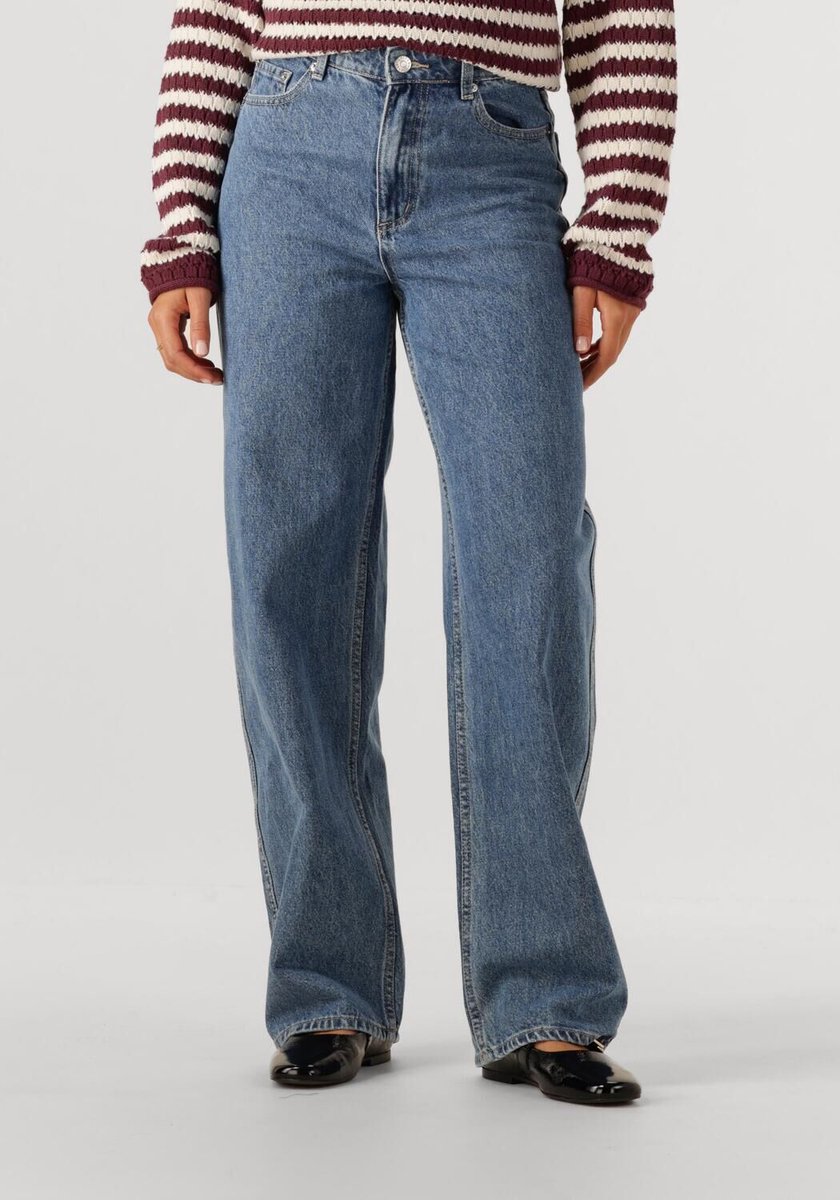 EDITED Theodora Denim Jeans Dames - Broek - Blauw - Maat 36