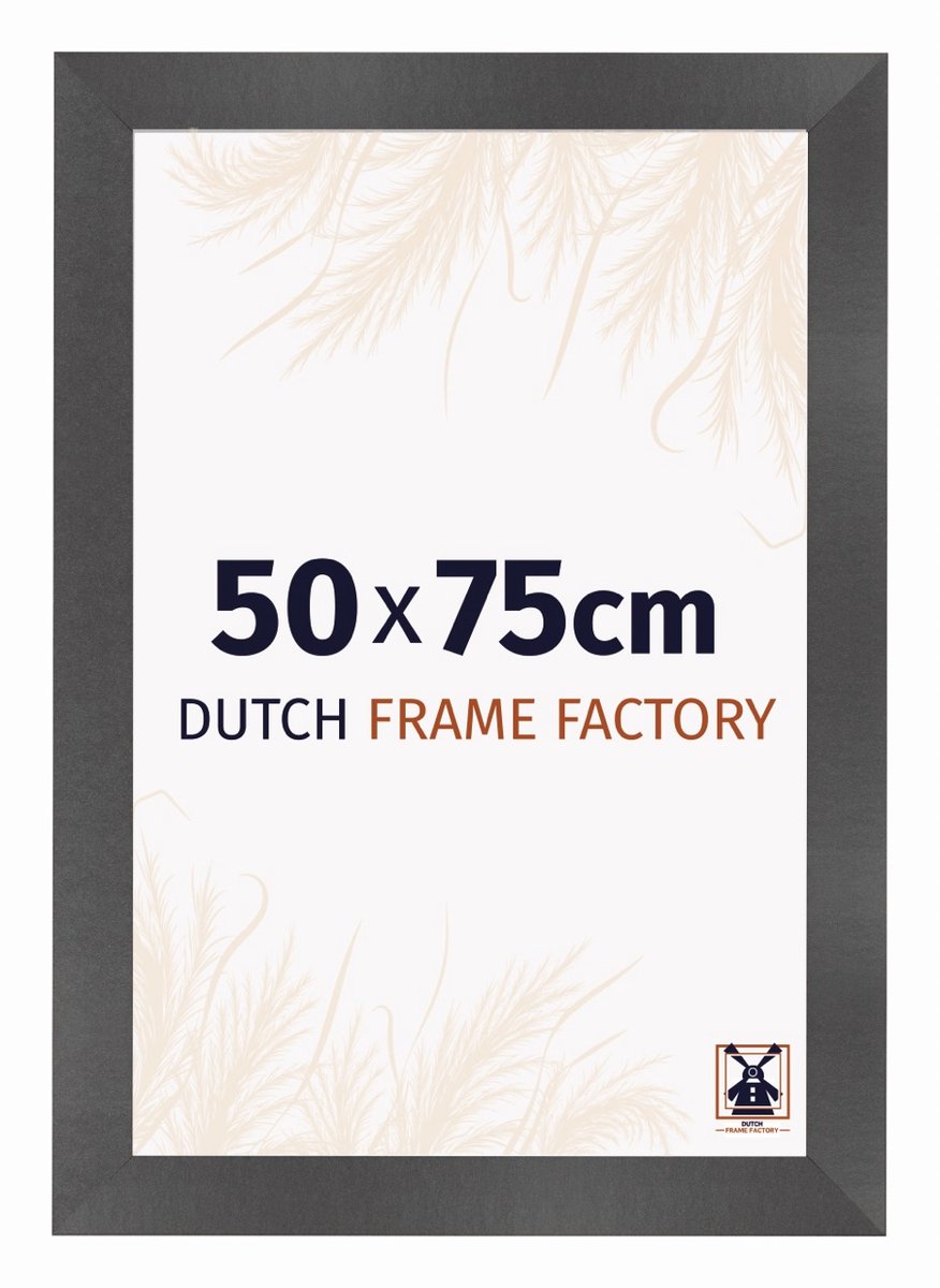 Dutch Frame Factory Fotolijst 50x75 cm - MDF - Zwart Mat - Praag