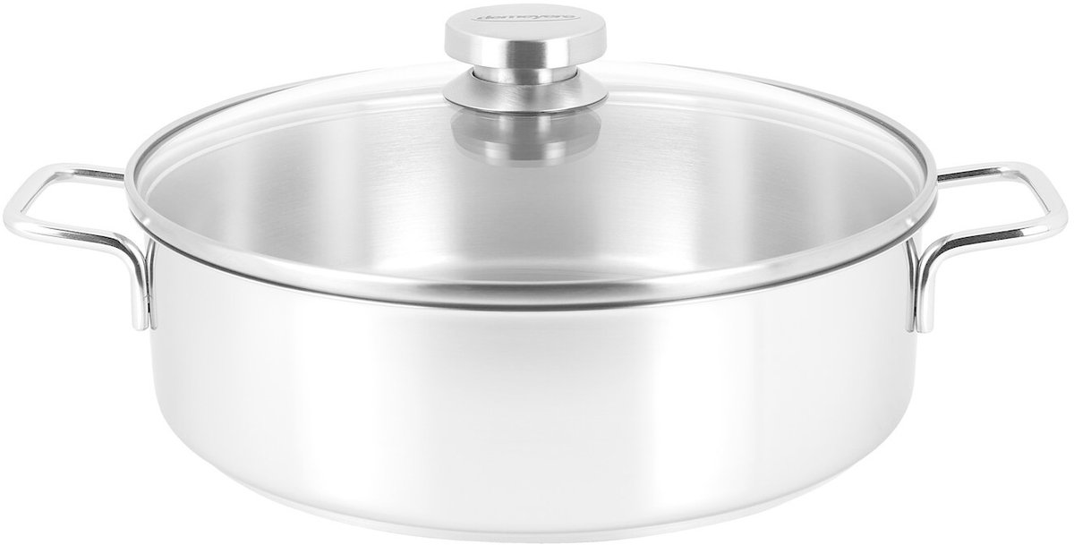 Demeyere Apollo Hapjespan - Met Glasdeksel - ?28 CM