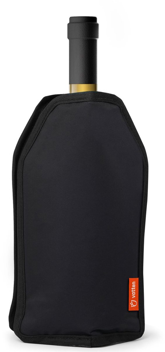 Vatten® Wijnkoeler - Champagnekoeler - 1 stuk - Zwart - Waterafstotend - Universeel - Flessenkoeler