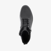 Hush Puppies leren dames veterboots zwart - Maat 40 - Uitneembare zool