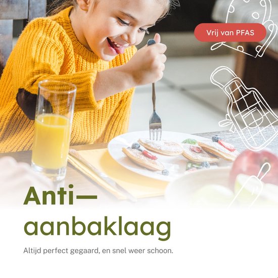 Pancake Pan - Omeletpan - eierpan - Anti aanbaklaag - PFAS vrij - pancake maker - Geschikt voor alle warmtebronnen - inductie pannen — afbeelding 5