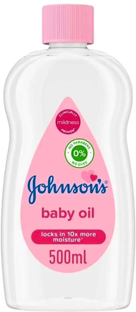 25 x Johnson's - Baby Olie - Verzachtend - Hydraterend - 500 ml - Baby Aceite - Babyolie - Babyhuid Verzorging - Hydraatende Olie - Babymassage — afbeelding 2