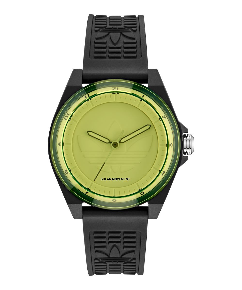 Adidas Originals Project Four Solar AOST25530 Horloge - Resin - Zwart - Ø 41 mm