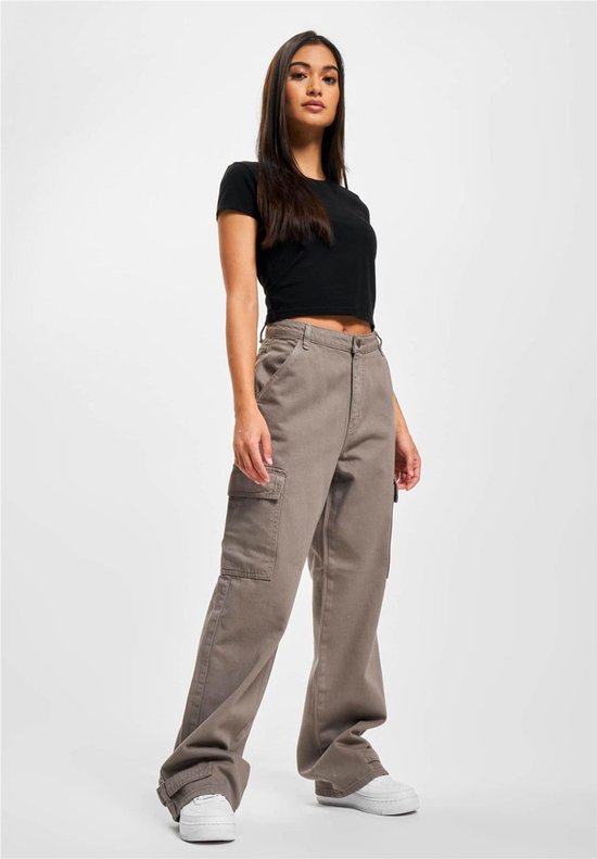 DEF - Pantalon cargo coupe ample - XL - Grijs