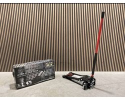 Metallo Auto krik - 4 ton - Garagekrik Dubbelpomps - Staal Autokrik - Autokrik Laag Profiel