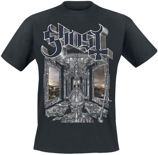 Ghost Skeleta Cover Heren T-shirt - zwart - L