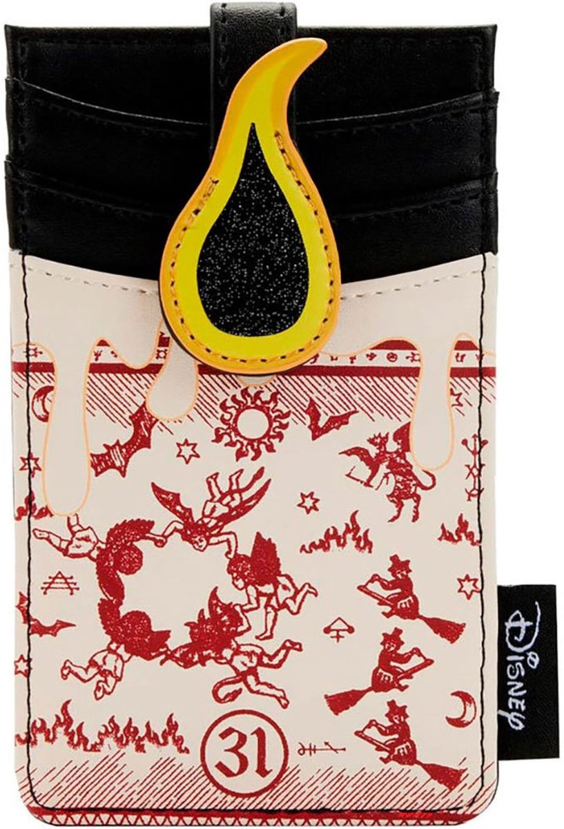 Disney Loungefly Creditcardhouder Hocus Pocus Black Flame Candle
