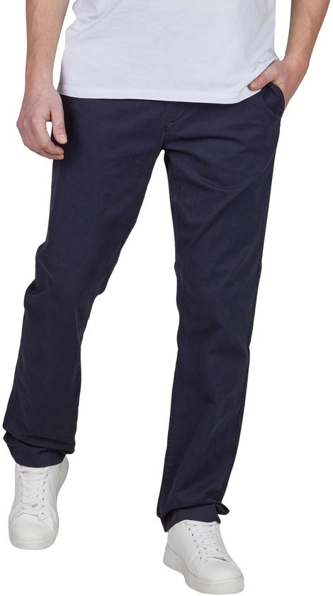Pantalon chino Tom Tailor pour homme TT Chino SMU regular/right Blauw Adultes
