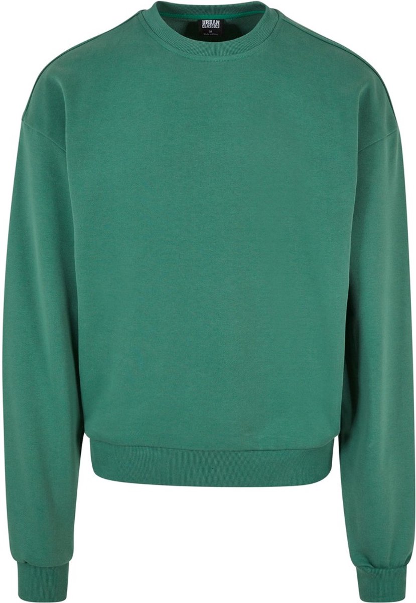 Urban Classics Ultra Heavy Crewneck sweater/trui S Groen
