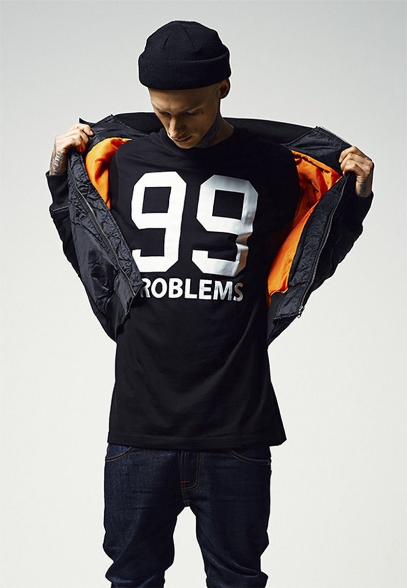 Mister Tee T-shirt 99 Problems T-shirt Zwart