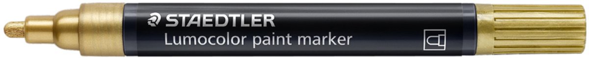 STAEDTLER Lumocolor acrylmarker goud