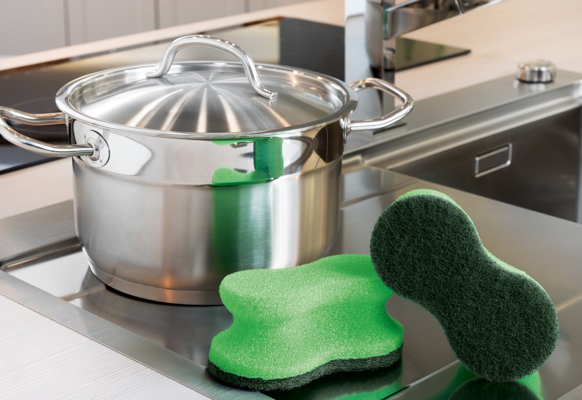 Scotch-Brite Schuurspons Klassiek Comfort, Kleur: groen