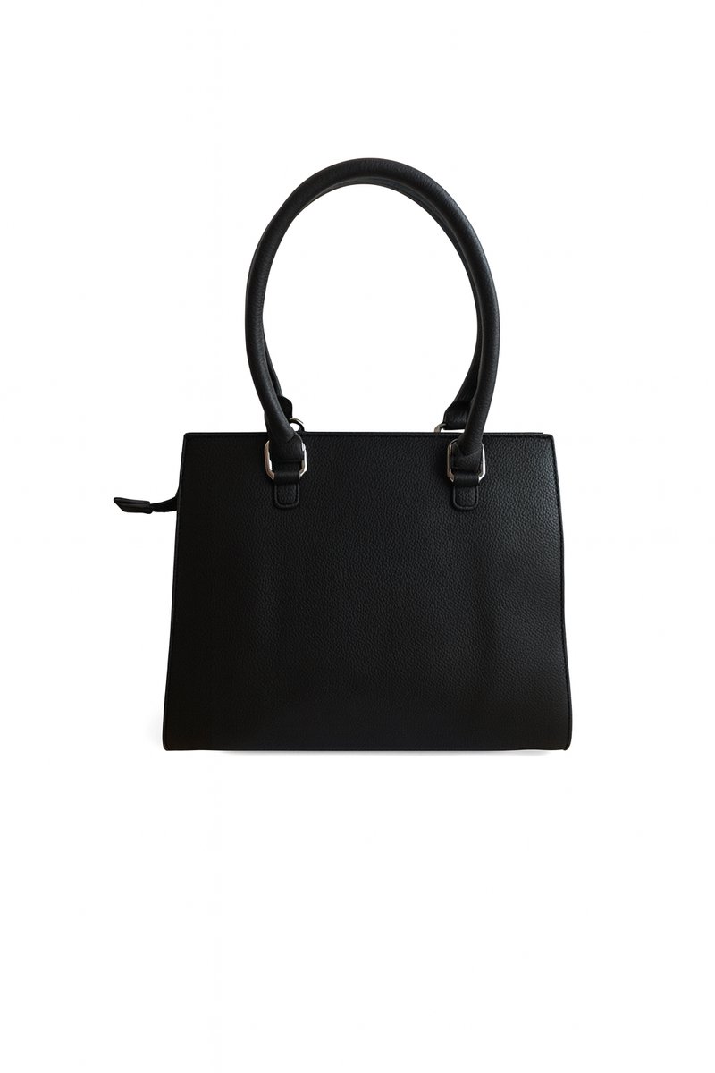 Hidzo Elanora Luxe Dames Handtas – Zwart – Stijlvol & Tijdloos