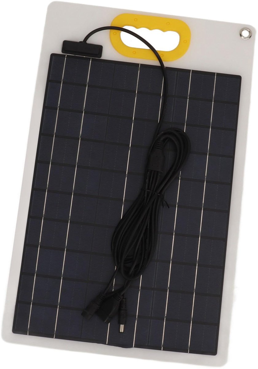 Portable Solar Panel, 100W, Efficient Charger for Solar Panel, DC 12V, 24V, 5A, for Cameras, Hiking, Mobile Phones, Camping
