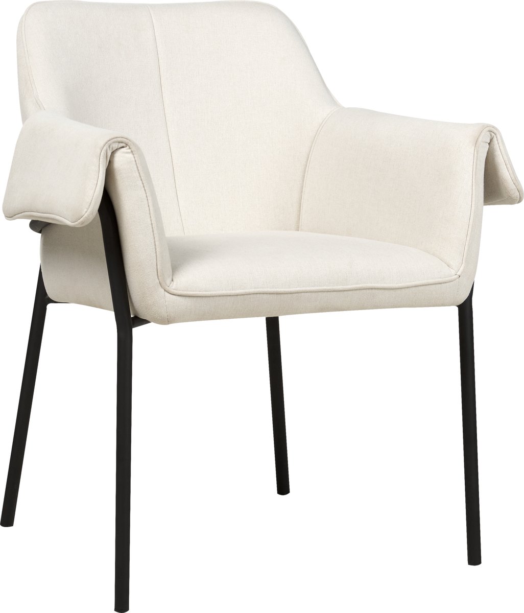 ARLA - Fauteuil - Lichtbeige - Polyester