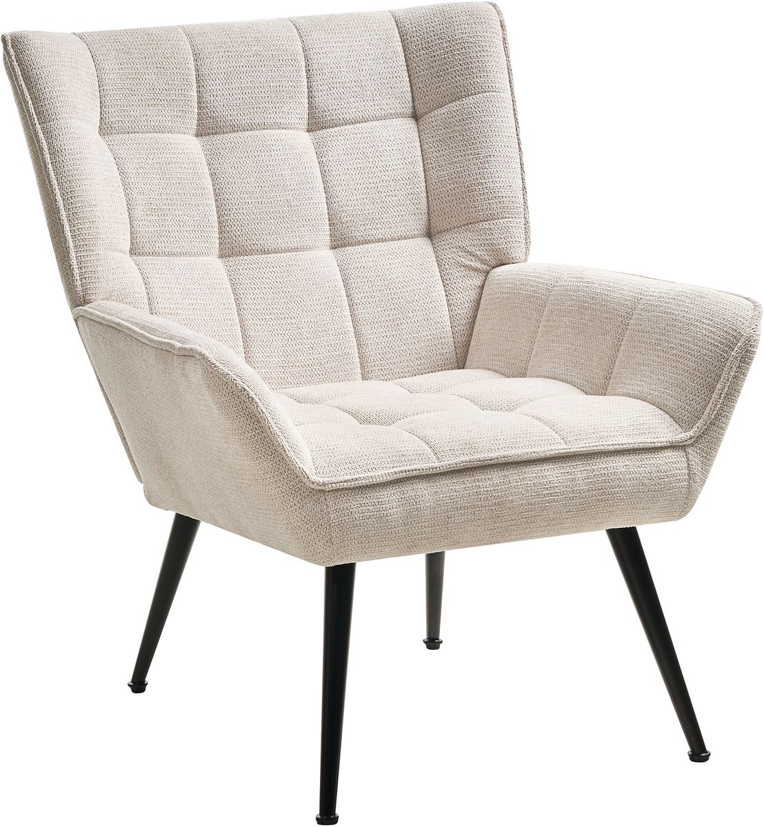 BELLINGMO - Fauteuil - Lichtbeige - Polyester