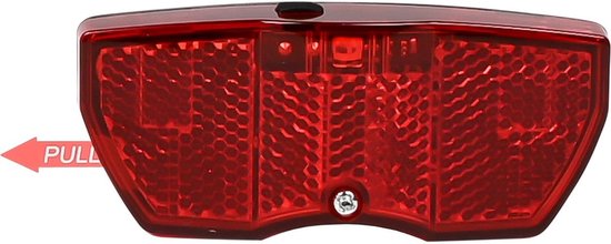 Benson Achterlicht - 2x - verstelbaar - rode LED - reflector - IPX3 - 93 x 41 x 23,5 mm - inclusief batterijen — afbeelding 5
