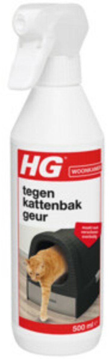 6x HG Tegen Kattenbakgeur 500 ml