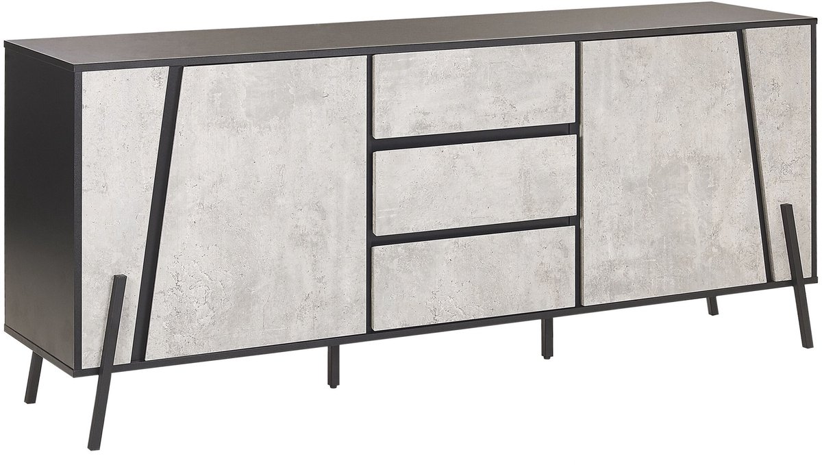 BLACKPOOL - Sideboard - Grijs - Spaanplaat
