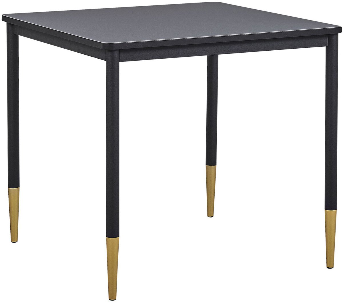 SHALFORD - Eettafel - Zwart - 80 x 80 cm - MDF