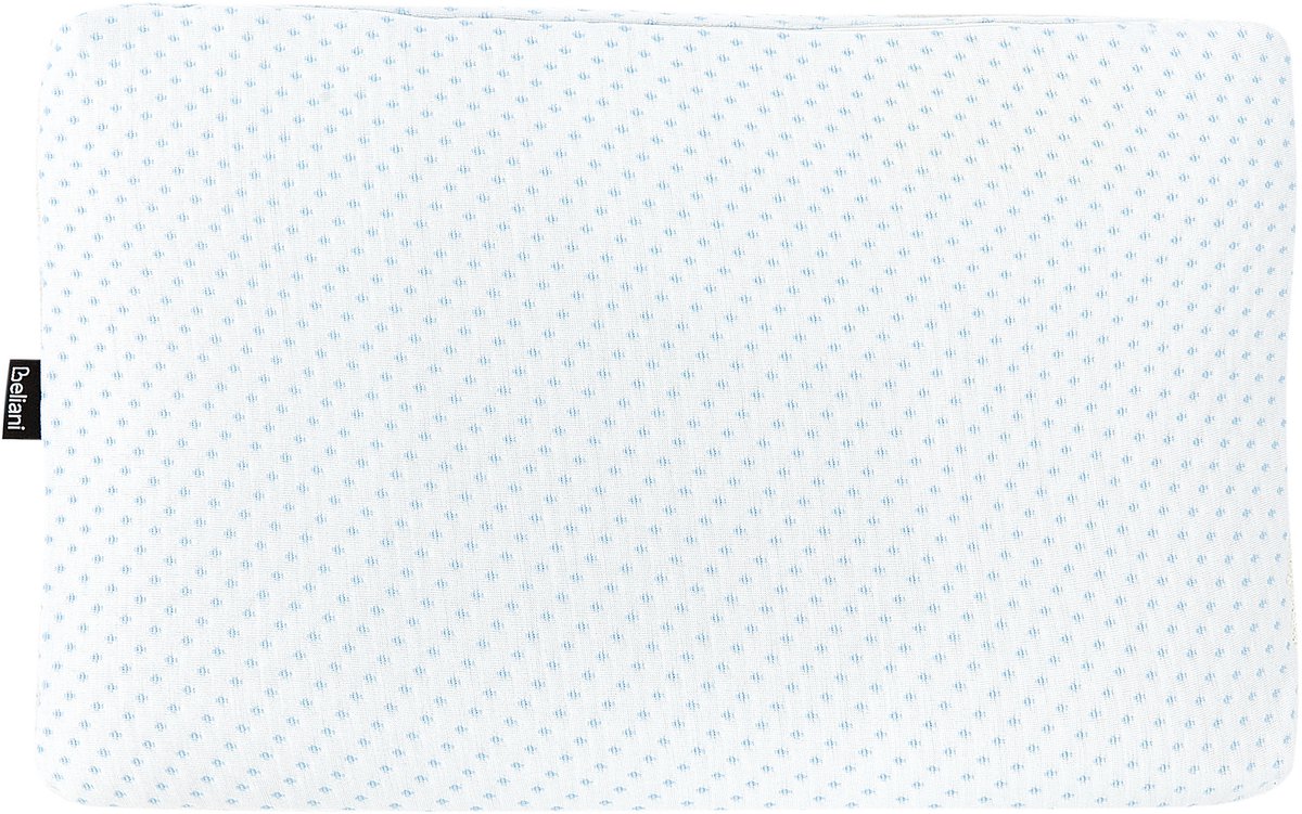 BELIANI MUIR - Memoryfoam kussen - Wit - 55 x 35 cm - Polyester
