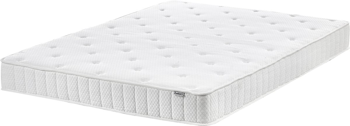 DUO - Pocketveringmatras - Wit - 140 x 200 cm - Polyester