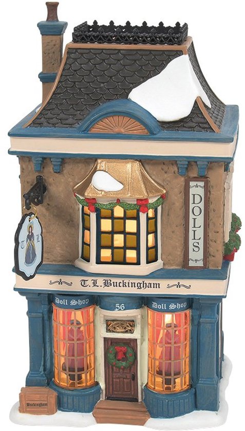 Department 56 Buckingham doll shop Dickens Village