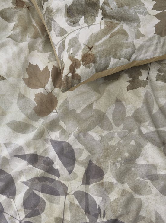 Beddinghouse Hiroki dekbedovertrek - Lits-Jumeaux - 240 x 200/220 cm - Naturel van Merkloos — afbeelding 3