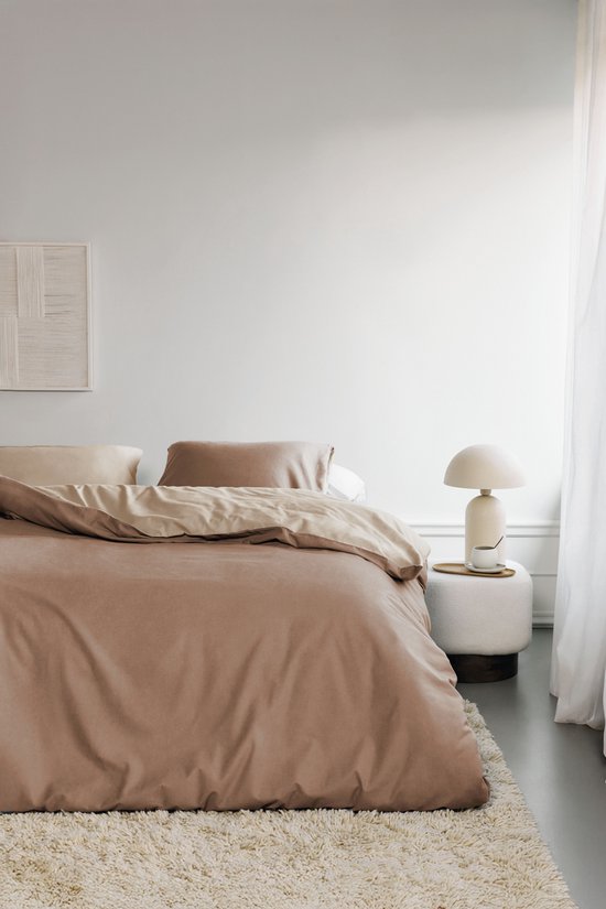 Beddinghouse Warm dekbedovertrek - Eenpersoons - 140 x 200/220 cm - Roze van Beddinghouse — afbeelding 2