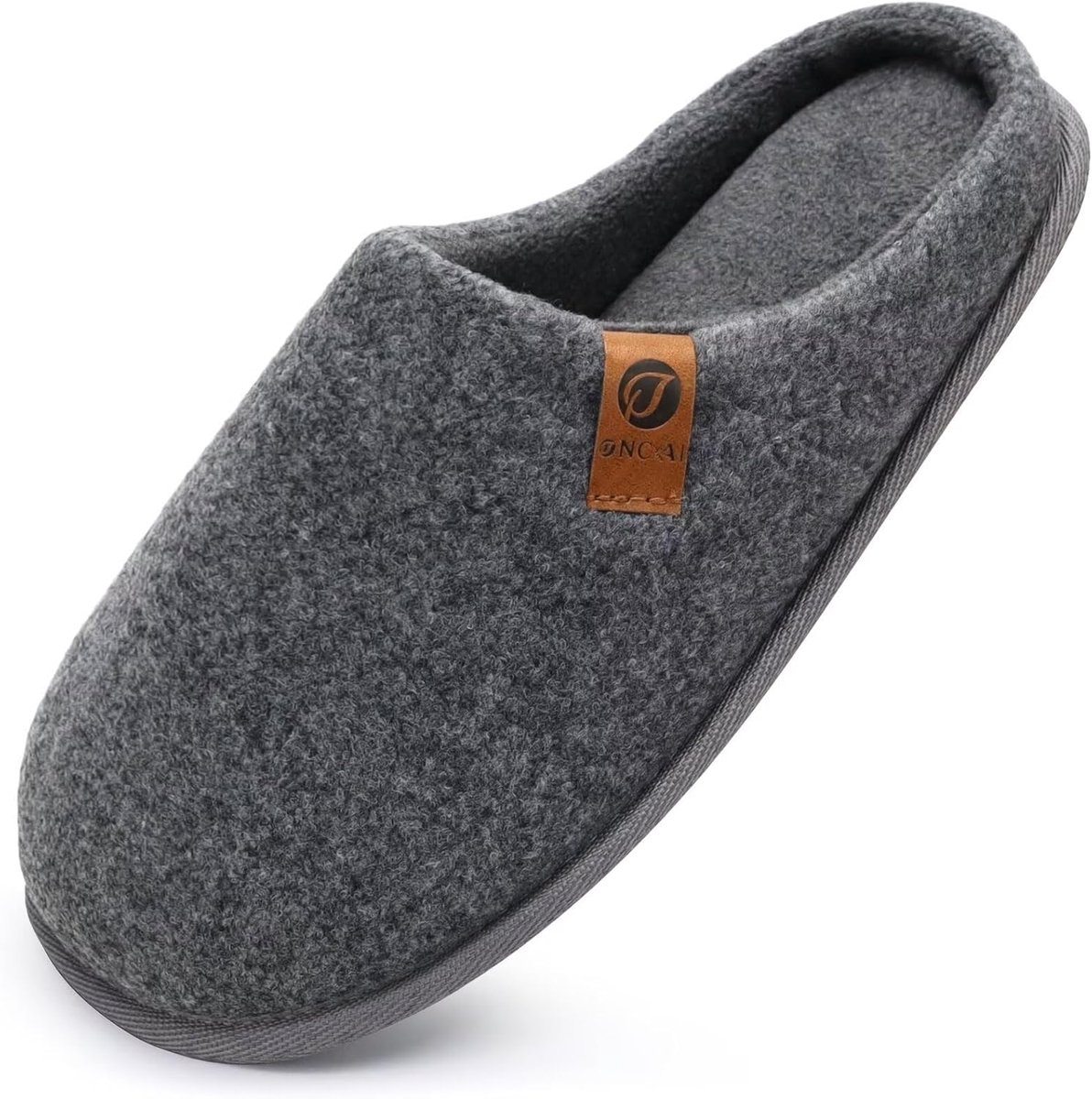 Heren pantoffels van warm vilt - Comfortabel en antislip voor binnen en buiten