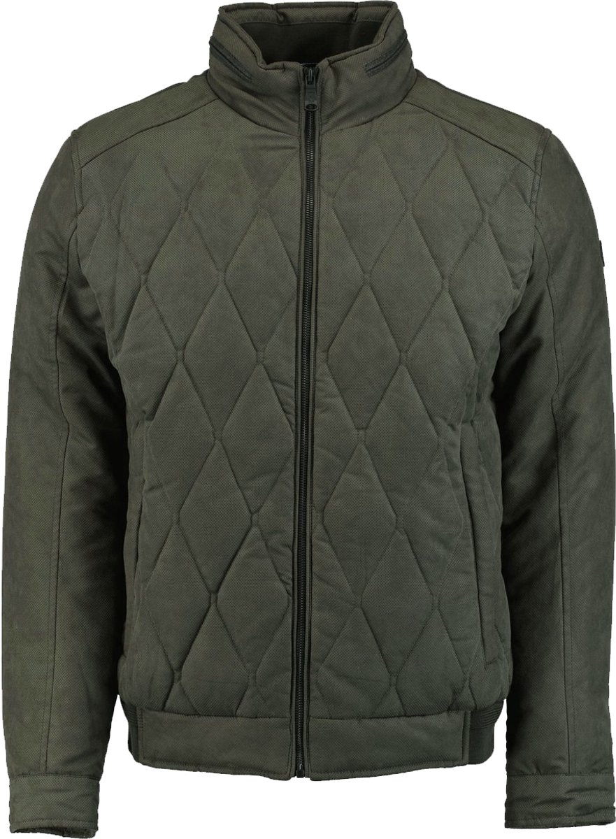 Donders 1860 - Winterjas - Heren - 3XL-3XL (58) - Olijf - Katoen - 21886.3